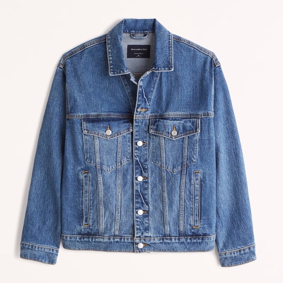 Abercrombie trucker denim jacket - Picture 1 of 3